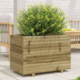 Jardinera madera de pino impregnada 70x40x49,5 cm de , Maceteros y jardineras - Ref: Foro24-847372, Precio: 103,46 €, Descuen...