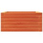 Jardinera de madera maciza de pino marrón cera 50x50x23 cm de , Maceteros y jardineras - Ref: Foro24-847185, Precio: 64,28 €,...