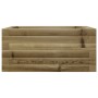 Jardinera de madera de pino impregnada 50x50x23 cm de , Maceteros y jardineras - Ref: Foro24-847187, Precio: 59,81 €, Descuen...