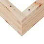 Jardinera de madera maciza de pino 80x80x23 cm de , Maceteros y jardineras - Ref: Foro24-847198, Precio: 64,54 €, Descuento: %