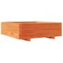 Jardinera de madera maciza de pino marrón cera 80x80x26,5 cm de , Maceteros y jardineras - Ref: Foro24-847310, Precio: 99,80 ...