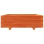 Jardinera de madera maciza de pino marrón cera 80x80x26,5 cm de , Maceteros y jardineras - Ref: Foro24-847310, Precio: 99,80 ...