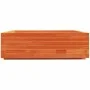 Jardinera de madera maciza de pino marrón cera 80x80x26,5 cm de , Maceteros y jardineras - Ref: Foro24-847310, Precio: 99,80 ...