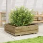 Jardinera de madera de pino impregnada 80x80x26,5 cm de , Maceteros y jardineras - Ref: Foro24-847312, Precio: 90,42 €, Descu...