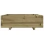 Jardinera de madera de pino impregnada 80x80x26,5 cm de , Maceteros y jardineras - Ref: Foro24-847312, Precio: 90,42 €, Descu...