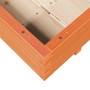 Jardinera de madera maciza de pino marrón cera 110x110x26,5 cm de , Maceteros y jardineras - Ref: Foro24-847325, Precio: 143,...