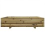 Jardinera madera de pino impregnada 110x110x26,5 cm de , Maceteros y jardineras - Ref: Foro24-847327, Precio: 130,03 €, Descu...