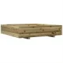Jardinera madera de pino impregnada 110x110x26,5 cm de , Maceteros y jardineras - Ref: Foro24-847327, Precio: 128,32 €, Descu...