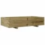 Jardinera de madera de pino impregnada 110x60x26,5 cm de , Maceteros y jardineras - Ref: Foro24-847352, Precio: 96,13 €, Desc...