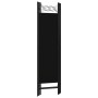Biombo divisor de 4 paneles negro 160x180 cm de vidaXL, Divisores de ambientes - Ref: Foro24-320705, Precio: 40,39 €, Descuen...