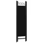 Biombo divisor de 4 paneles negro 160x180 cm de vidaXL, Divisores de ambientes - Ref: Foro24-320705, Precio: 39,64 €, Descuen...