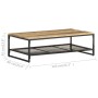 Mesa de centro de madera maciza reciclada 110x60x35 cm de vidaXL, Mesas de centro - Ref: Foro24-320245, Precio: 138,64 €, Des...