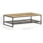 Mesa de centro de madera maciza reciclada 110x60x35 cm de vidaXL, Mesas de centro - Ref: Foro24-320245, Precio: 136,55 €, Des...