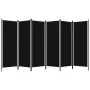 Biombo divisor de 6 paneles negro 300x180 cm de vidaXL, Divisores de ambientes - Ref: Foro24-320730, Precio: 60,78 €, Descuen...