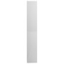 Armario baño madera contrachapada blanco brillo 30x30x183,5 cm de vidaXL, Muebles de baño - Ref: Foro24-802675, Precio: 97,82...