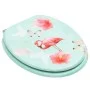 Asiento inodoro con tapa MDF diseño de flamenco de vidaXL, Asientos de inodoros y bidés - Ref: Foro24-146905, Precio: 51,26 €...