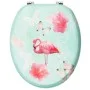 Toilettensitz mit MDF-Bezug im Flamingo-Design von vidaXL, Toiletten- und Bidetsitze - Ref: Foro24-146905, Preis: 51,26 €, Ra...
