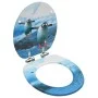 MDF soft close toilet seat with penguin design by vidaXL, Toilet and bidet seats - Ref: Foro24-146917, Price: 52,44 €, Discou...