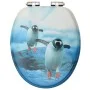 MDF soft close toilet seat with penguin design by vidaXL, Toilet and bidet seats - Ref: Foro24-146917, Price: 52,44 €, Discou...