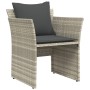 Sillón de jardín con reposapiés ratán sintético gris claro de , Conjuntos de jardín - Ref: Foro24-368621, Precio: 121,12 €, D...