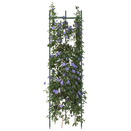 Tutores para tomates 4 unidades acero y PP 116 cm de , Soportes para macetas - Ref: Foro24-3281483, Precio: 64,54 €, Descuent...