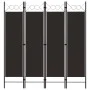Biombo divisor de 4 paneles marrón 160x180 cm de vidaXL, Divisores de ambientes - Ref: Foro24-320703, Precio: 36,51 €, Descue...