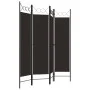 Biombo divisor de 4 paneles marrón 160x180 cm de vidaXL, Divisores de ambientes - Ref: Foro24-320703, Precio: 36,51 €, Descue...