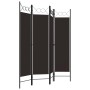 Biombo divisor de 4 paneles marrón 160x180 cm de vidaXL, Divisores de ambientes - Ref: Foro24-320703, Precio: 37,27 €, Descue...