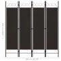 Biombo divisor de 4 paneles marrón 160x180 cm de vidaXL, Divisores de ambientes - Ref: Foro24-320703, Precio: 36,51 €, Descue...
