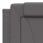 Cabecero de cama acolchado cuero sintético gris 180 cm de , Cabeceros y pies de cama - Ref: Foro24-374807, Precio: 65,53 €, D...