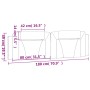 Cabecero de cama acolchado cuero sintético gris 180 cm de , Cabeceros y pies de cama - Ref: Foro24-374807, Precio: 65,53 €, D...