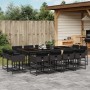Set comedor de jardín con cojines 13 pzas ratán sintético negro de , Conjuntos de jardín - Ref: Foro24-3278166, Precio: 708,9...