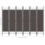 Biombo divisor de 6 paneles gris antracita 240x180 cm de vidaXL, Divisores de ambientes - Ref: Foro24-320713, Precio: 52,03 €...