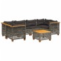 Set de sofás de jardín 7 pzas con cojines ratán sintético gris de , Conjuntos de jardín - Ref: Foro24-3261747, Precio: 603,06...