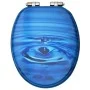 Toilet seat MDF soft close lid drop design by vidaXL, Toilet and bidet seats - Ref: Foro24-146913, Price: 49,73 €, Discount: %