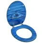 Asiento WC y tapa MDF azul diseño gotas de agua de vidaXL, Asientos de inodoros y bidés - Ref: Foro24-146906, Precio: 49,91 €...