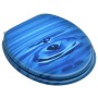 Asiento WC y tapa MDF azul diseño gotas de agua de vidaXL, Asientos de inodoros y bidés - Ref: Foro24-146906, Precio: 51,15 €...