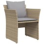 Sillón de jardín con reposapiés ratán sintético beige de , Conjuntos de jardín - Ref: Foro24-368619, Precio: 121,12 €, Descue...