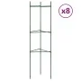 Tutores para tomates 8 unidades acero y PP 116 cm de , Soportes para macetas - Ref: Foro24-3281491, Precio: 87,64 €, Descuent...