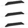 Túneles de malla 3 uds de acero y polietileno negro de , Mantillo - Ref: Foro24-3281500, Precio: 56,19 €, Descuento: %