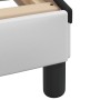Estructura de cama con cabecero cuero sintético blanco y negro de , Camas y somieres - Ref: Foro24-3208116, Precio: 256,21 €,...