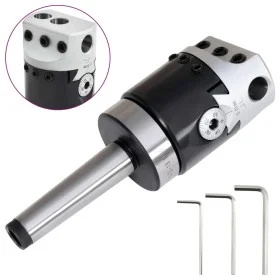 Drill head 50 mm, MT2 drill shank for lathe milling. by vidaXL, Milling machines - Ref: Foro24-146680, Price: 59,11 €, Discou...