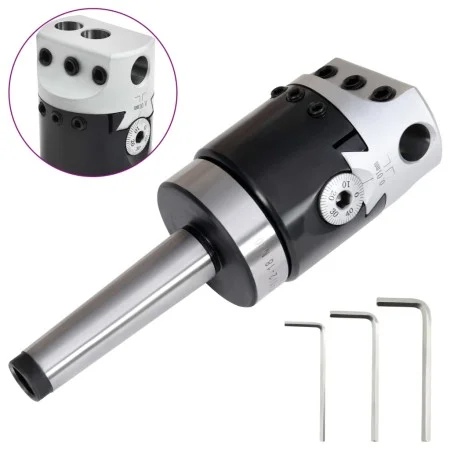 Bohrkopf 50mm Bohrschaft MT2 gefräste Drehmaschine von vidaXL, Fräsmaschinen - Ref: Foro24-146680, Preis: 59,11 €, Rabatt: %