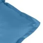 Cojines silla respaldo alto 2 uds tela azul melange 120x50x7 cm de , Cojines para sillas y sofás - Ref: Foro24-4002358, Preci...