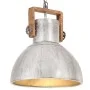Lámpara colgante industrial 25 W plateada redonda 40 cm E27 de vidaXL, Lámparas - Ref: Foro24-320529, Precio: 87,80 €, Descue...