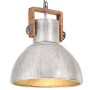 Lámpara colgante industrial 25 W plateada redonda 40 cm E27 de vidaXL, Lámparas - Ref: Foro24-320529, Precio: 93,06 €, Descue...