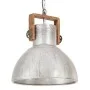Lámpara colgante industrial 25 W plateada redonda 40 cm E27 de vidaXL, Lámparas - Ref: Foro24-320529, Precio: 87,80 €, Descue...