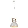Lámpara colgante industrial 25 W plateada redonda 40 cm E27 de vidaXL, Lámparas - Ref: Foro24-320529, Precio: 87,80 €, Descue...