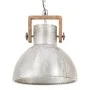 Lámpara colgante industrial 25 W plateada redonda 40 cm E27 de vidaXL, Lámparas - Ref: Foro24-320529, Precio: 87,80 €, Descue...