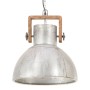 Lámpara colgante industrial 25 W plateada redonda 40 cm E27 de vidaXL, Lámparas - Ref: Foro24-320529, Precio: 93,06 €, Descue...